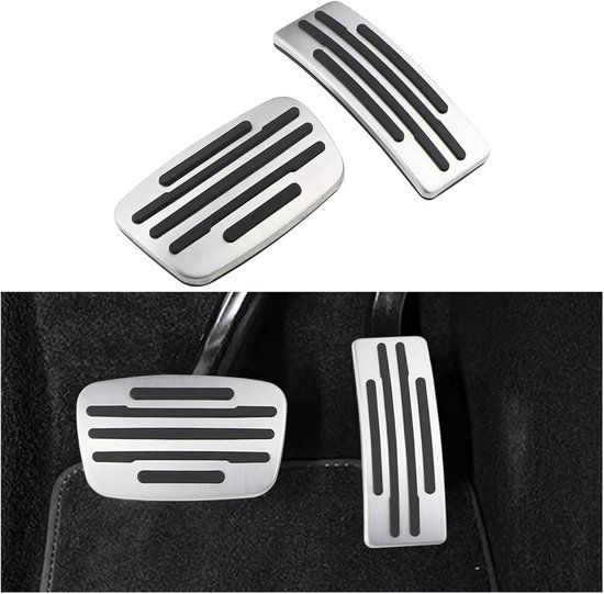 Auto Pedaal Covers - Pedaal Pads - Verbeterde Grip - Roestvrij Staal - 300 g - One Color — afbeelding 3