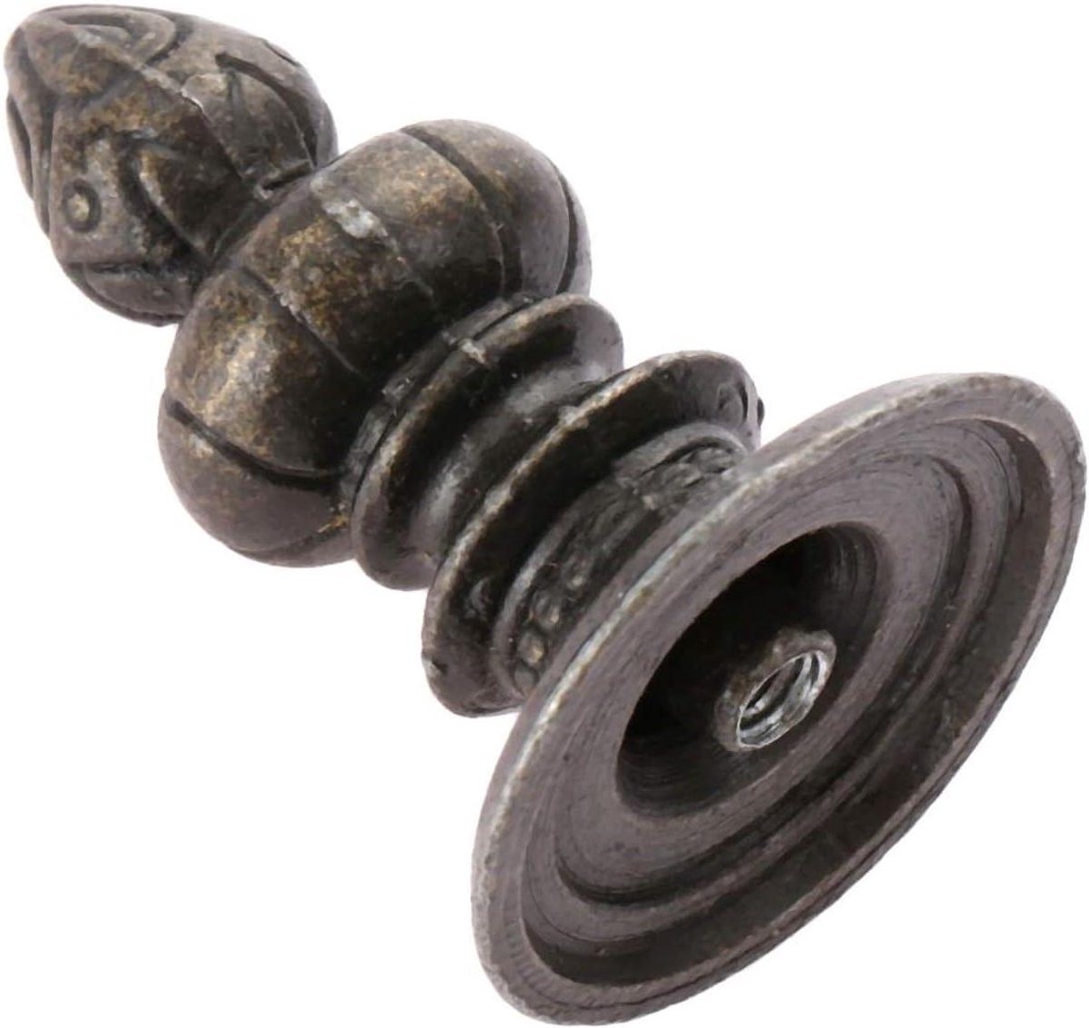 Meubelknop - Handvat Kastdeur - Kasten Opknappen - Antieke Pendelstijl - 39 x 27mm - Brons