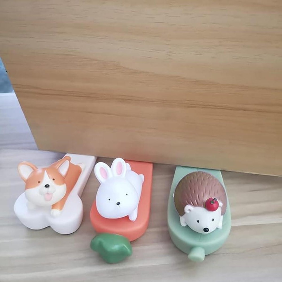 Katten Deurstopper - Schattige Dieren Stop - Deur Open Houden - Verbeterde Non-Slip Base - 85 Gram - Zoals Afgebeeld