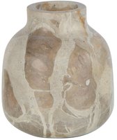 J-Line vase Bouteille Marbre - pierre - beige - small - Ø 10 cm