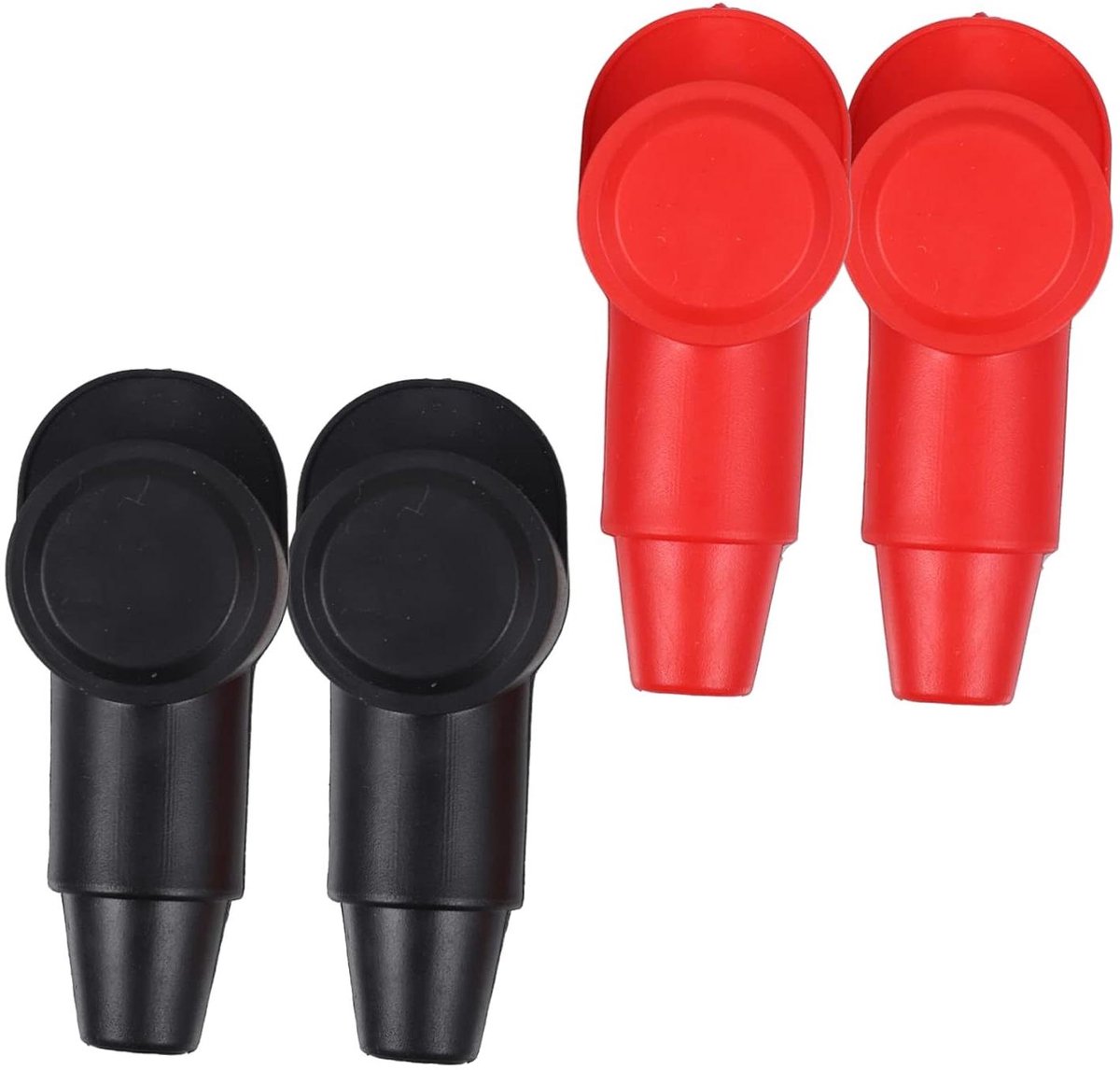 Accupoolbeschermers - Batterij terminalafdekkingen - Beschermen Accupolen - Vlamvertragend PVC - 4 Stuks - Diverse kleuren