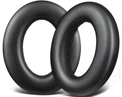 Oorkussens, geschikt voor Sennheiser HDB 630/Momentum 4 over-ear/dichtsluitende draadloze hoofdtelefoon, oorkussens, geschikt voor Sennheiser Accentum/Accentum Plus Wireless, zwart 1 paar