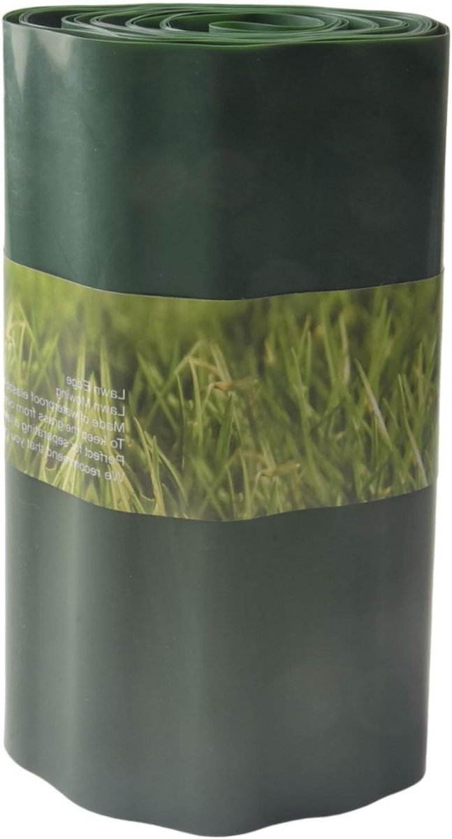 Tuin Gras Rand - Gazon Hek - Tuin Decoratie - Flexibel en Stevig - 9 m Roll - Groen
