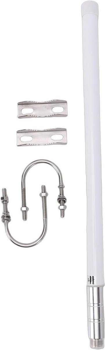 Dual Band Antenne - VHF UHF Antenne - Basisstation Communicatie - Weerbestendige Constructie - 43.3 cm - Zwart