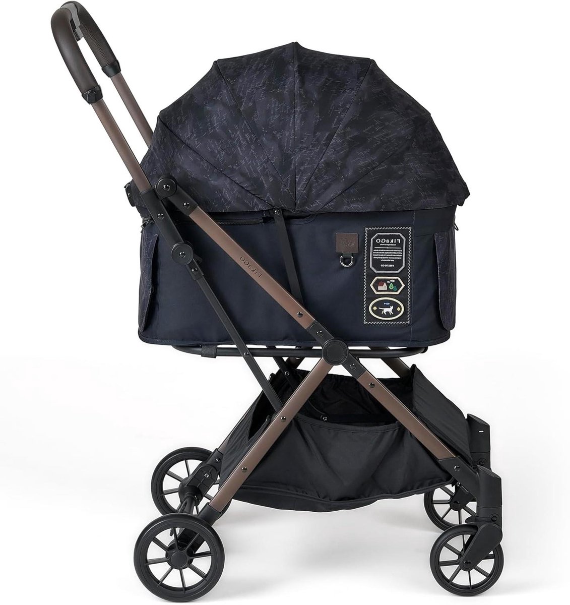 Huisdier Buggy - Dierenwagen Lichtgewicht - Comfortabel Reizen - Inklapbaar Met Eén Hand - Tot 20 kg - Strolling letters