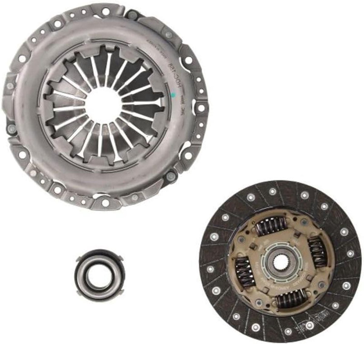 Koppelingsset - Driedelige set - Auto Onderhoud - Met drukplaat - 190 mm - null