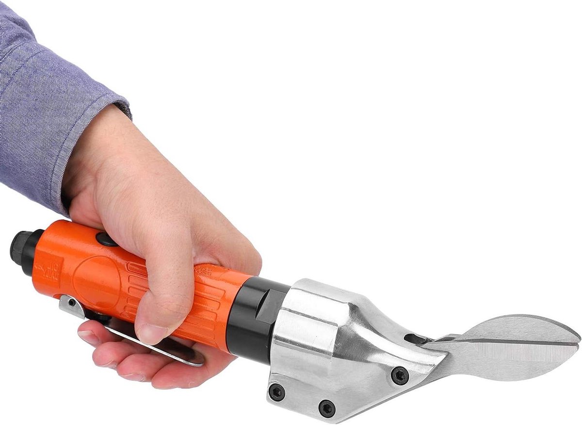 Metaalschaar - Luchtschaar Gereedschap - Metaal Bewerken - Ergonomisch Ontwerp - 12mm Snijvermogen - Oranje