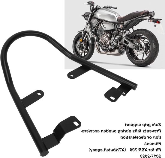 Comfortabele Achterpassagiershandgreep voor Motorfiets - Stevige Armsteun voor XSR 700 2017, Ideaal voor Lange Rit en Veiligheid — afbeelding 3