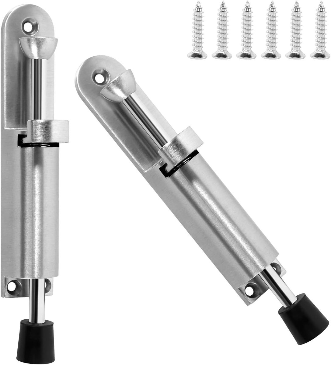 Winddichte Deurstoppers voor Binnen en Buiten, 2 Stuks, Veilige Deursluiters van Zinklegering voor Garages en Balkons, Ideaal voor Windbescherming en Stabiliteit