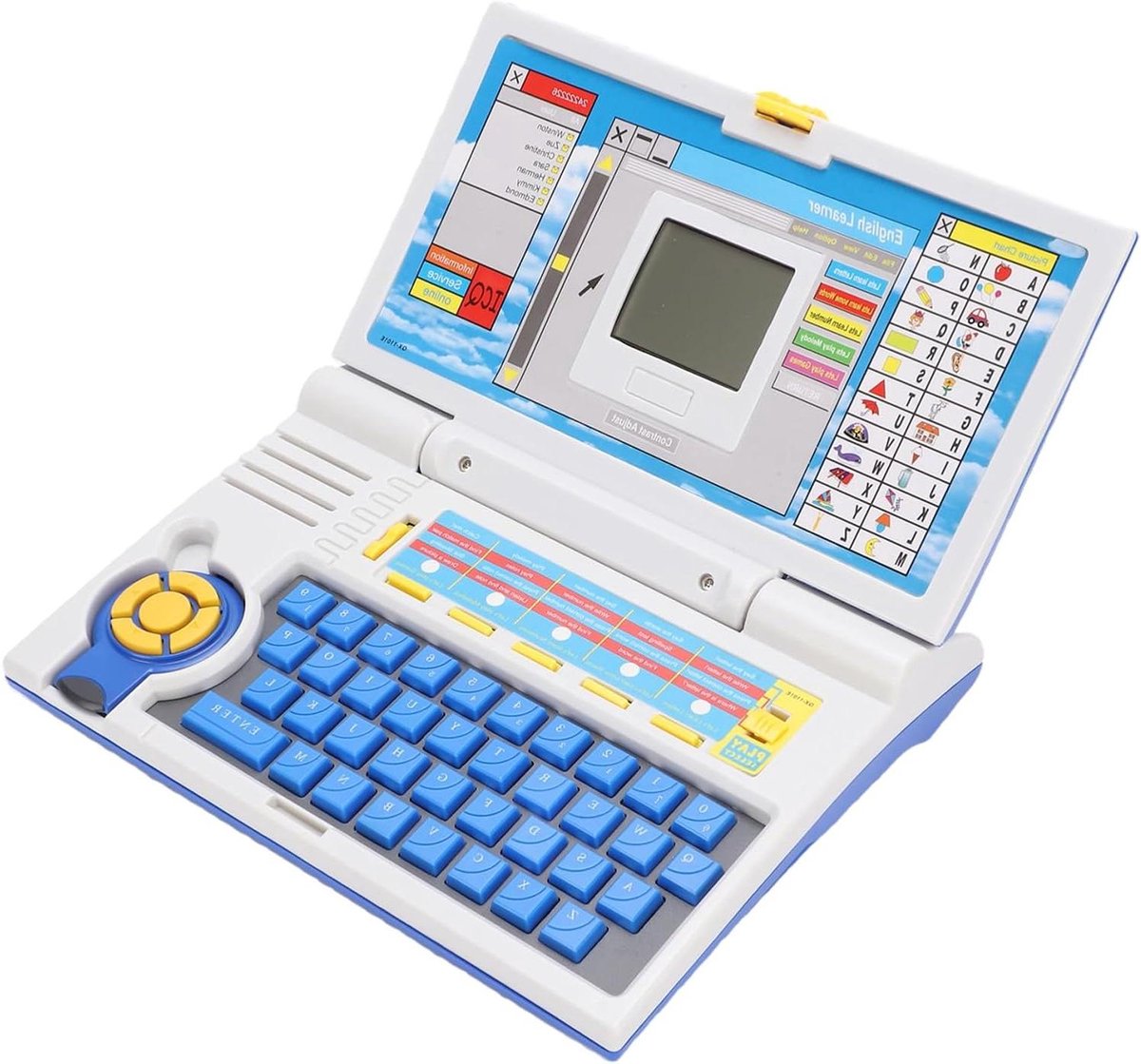 Educatieve Laptop Kinderen - Leercomputer Peuters - Engels Leren - Interactieve Alfabet Geluiden - 30 x 6 x 0.1 cm