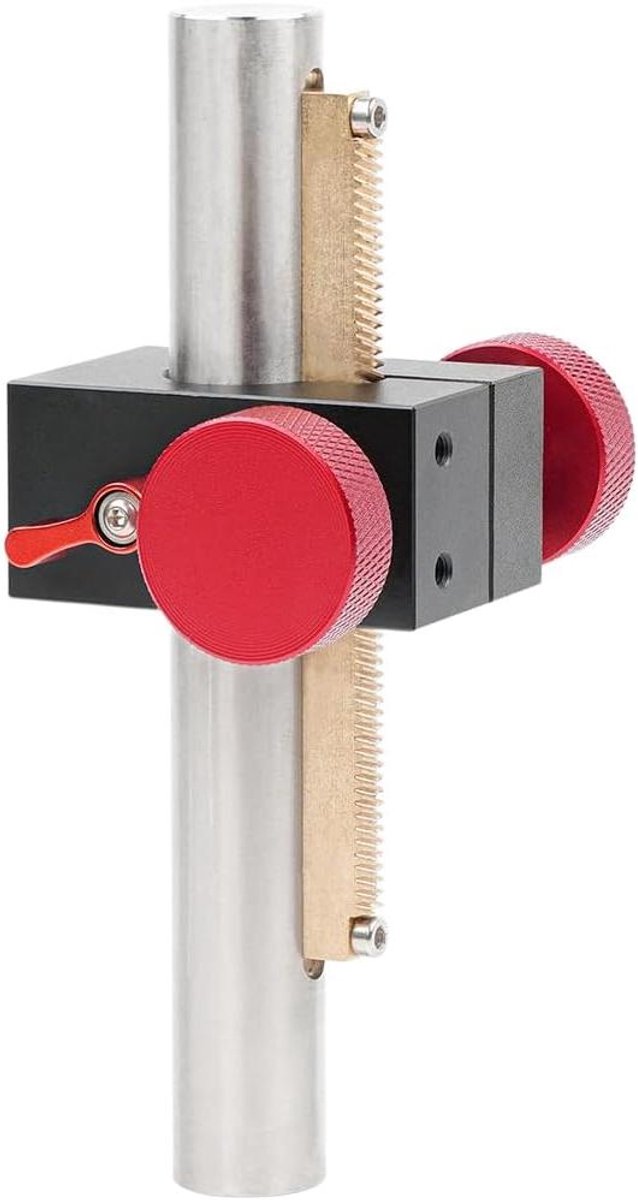 Verticale Lift Tafel - Positionering Tafel - Nauwkeurig Positioneren - Tandheugel Mechanisme - 70Mm Reisbereik - Zilverkleurig