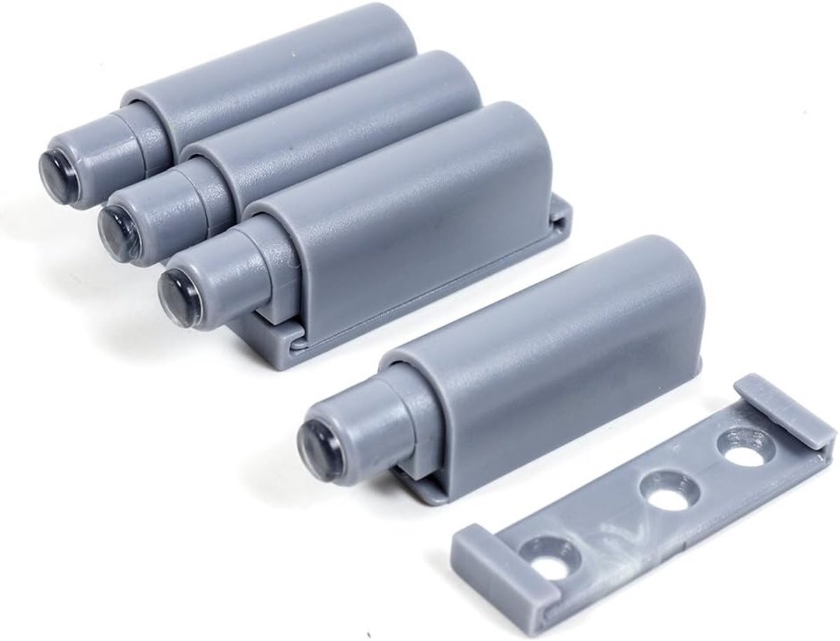 Push-open systeem demper buffer voor kastdeuren - 5 stuks - Geschikt voor 42/69mm deuren, eenvoudig te installeren, ideaal voor keukens en meubels