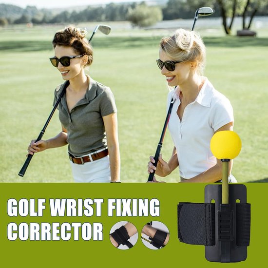 Golf Polsondersteuning - Golf Swing Trainer - Golfswing Verbeteren - Verstelbare 5 Niveaus - 186 cm - Zwart van GOLF — afbeelding 2