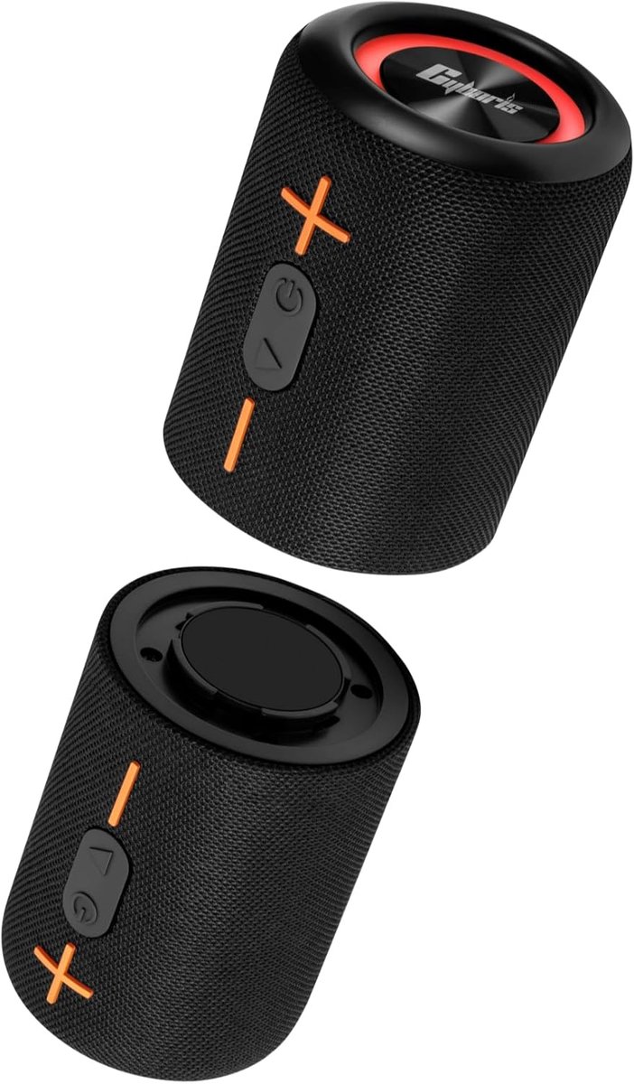 Draagbare Speaker - Stereo Geluid - Muziek Luisteren - Splitsbaar Ontwerp - 20W Vermogen - Zwart