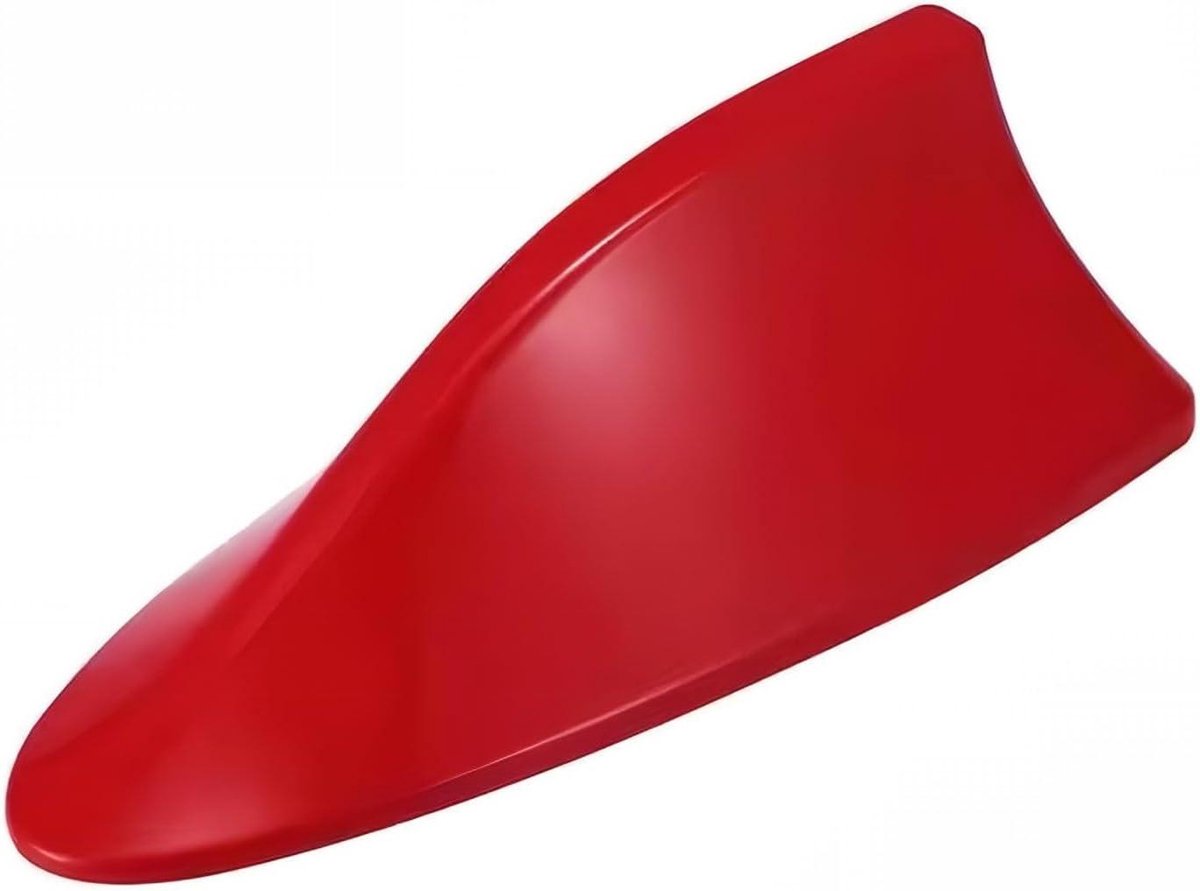 Dakantenne Cover - Auto Antenne - Verbeter Signaal - Boorvrije Montage - 17.5 cm Lengte - Rood