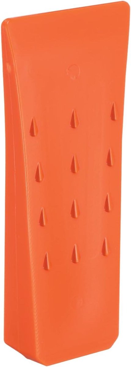 Kunststof Wig - Boom Wig Splijt Wig - Bomen Vellen - Zijde met Barbs - 152 mm - Oranje