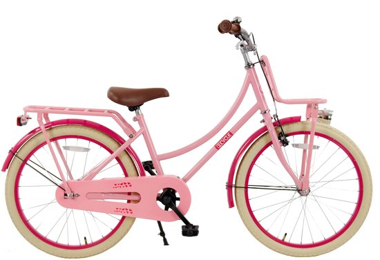 2Cycle Meisjes Transportfiets 22 inch (7-9 jaar) - Roze - Trendy Schoolfiets van 2Cycle — afbeelding 2