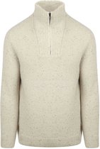 McGregor Half Zip Trui Lamswol Blend Ecru - Maat XL - Heren - Pullovers