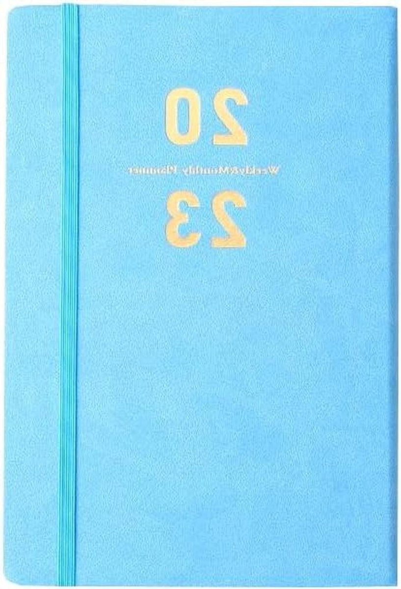 Agenda Set - Planners Boeken - Dagelijkse Planning - Verdikt Papier - A5 Formaat - Blauw
