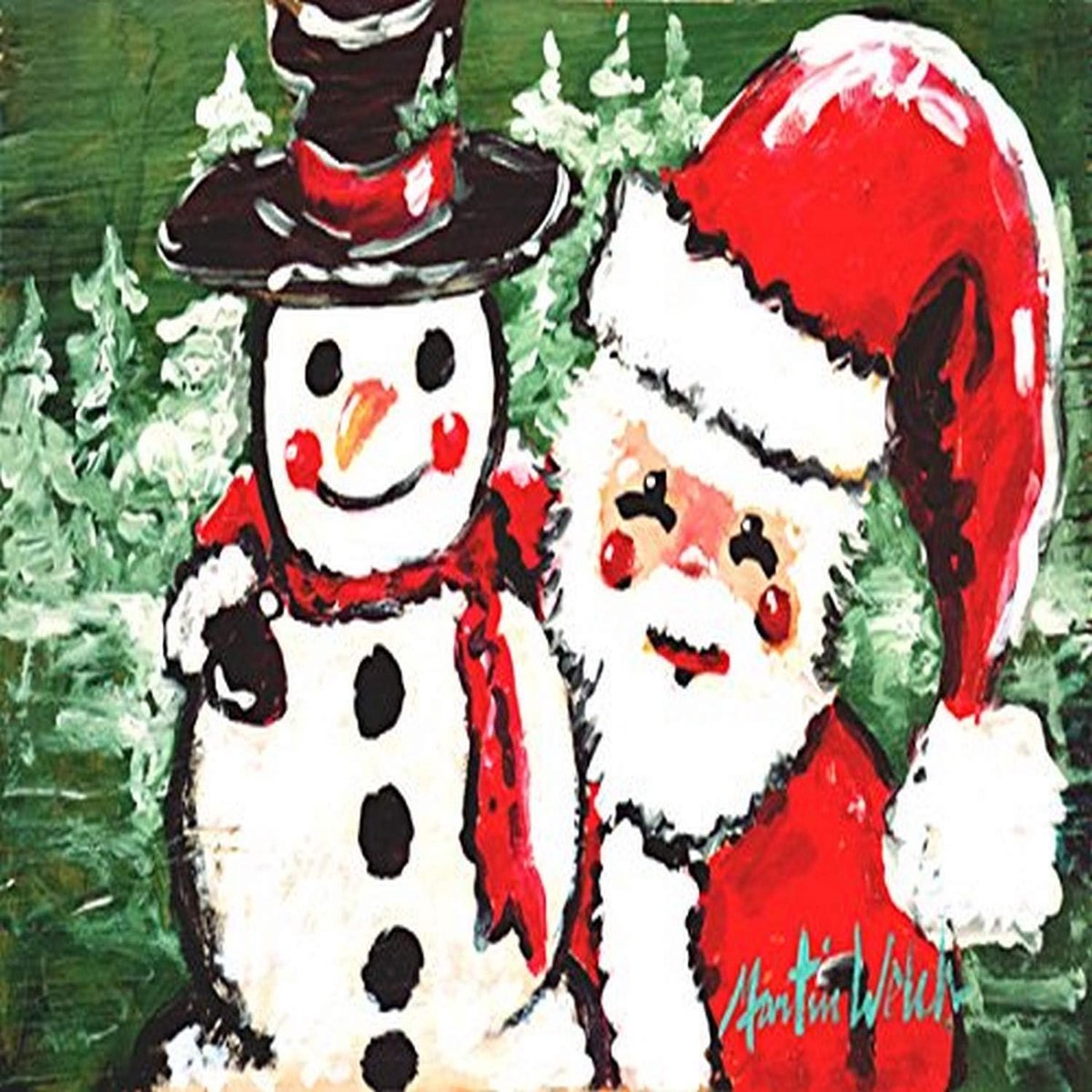 Stoffen Placemat - Tafelkleed - Kerstdiner - Wasbaar Ontwerp - Langwerpig - Multicolor