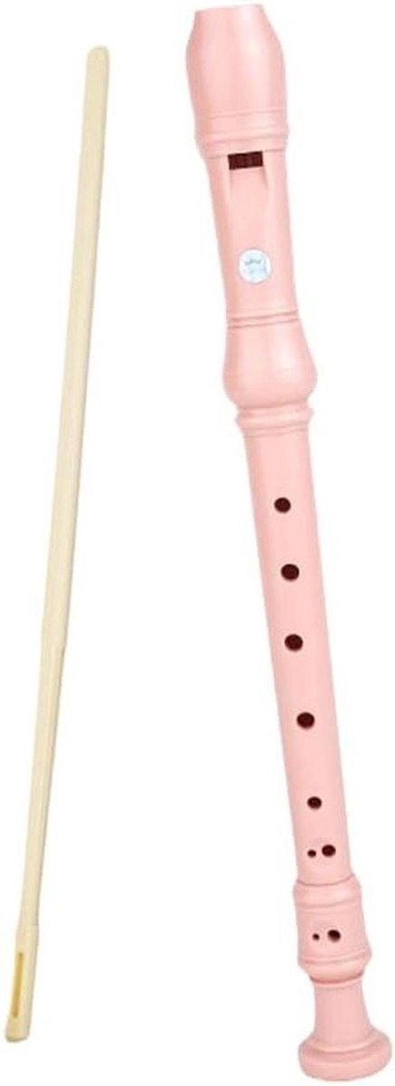 8-Hole Sopraan Blokfluit - C-Toon Fluit - Muziek Leren - Ergonomisch Ontwerp - 32.5 cm - Blauw