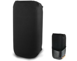 Stofhoes, gemaakt van flexibele en zachte stof, geschikt voor JBL Partybox 100/110/120 luidsprekers, zwarte beschermhoes.