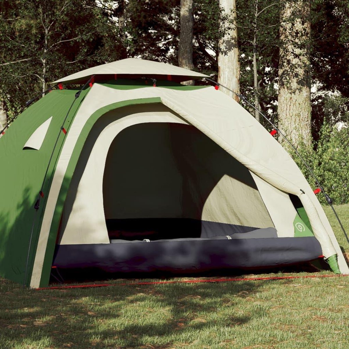 Koepel Tent - Kampeertent 4 Personen - Buiten Avonturen - Snel Opzetten Systeem - 326 x 260 cm - Groen
