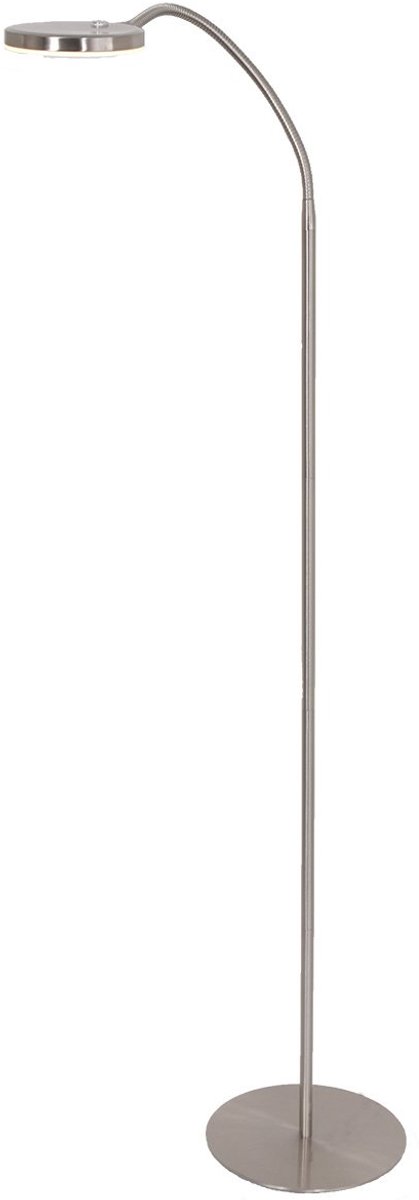 Mexlite Vloerlamp Platu H 132cm Mat Chroom