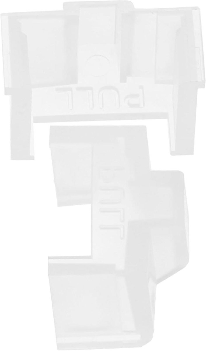 Platenspeler Naaldkap - Stylus Beschermer - Naald Beschermen - Duurzaam Plastic - 2 Stuks - Wit