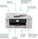 Witte Brother printer met 6.8cm kleurentouchscreen, A3 print-/scan-/kopieerfunctie en documentinvoer.