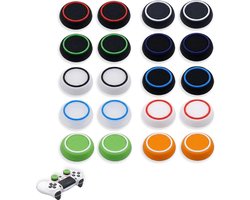 SnelShoppen - Joystick Caps PS5 - Verbeterde Grip en Bescherming - Geschikt voor DualSense Edge Controller en Meer - Zwart - 20 Stuks