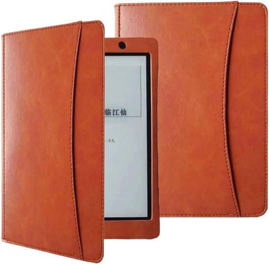 PU Leather Smart Cover Case Suitable for Kobo Aura One 7.8" N709 eReader Pocket Sleeve With Auto Sleep Funda(Color:Silver) — afbeelding 2