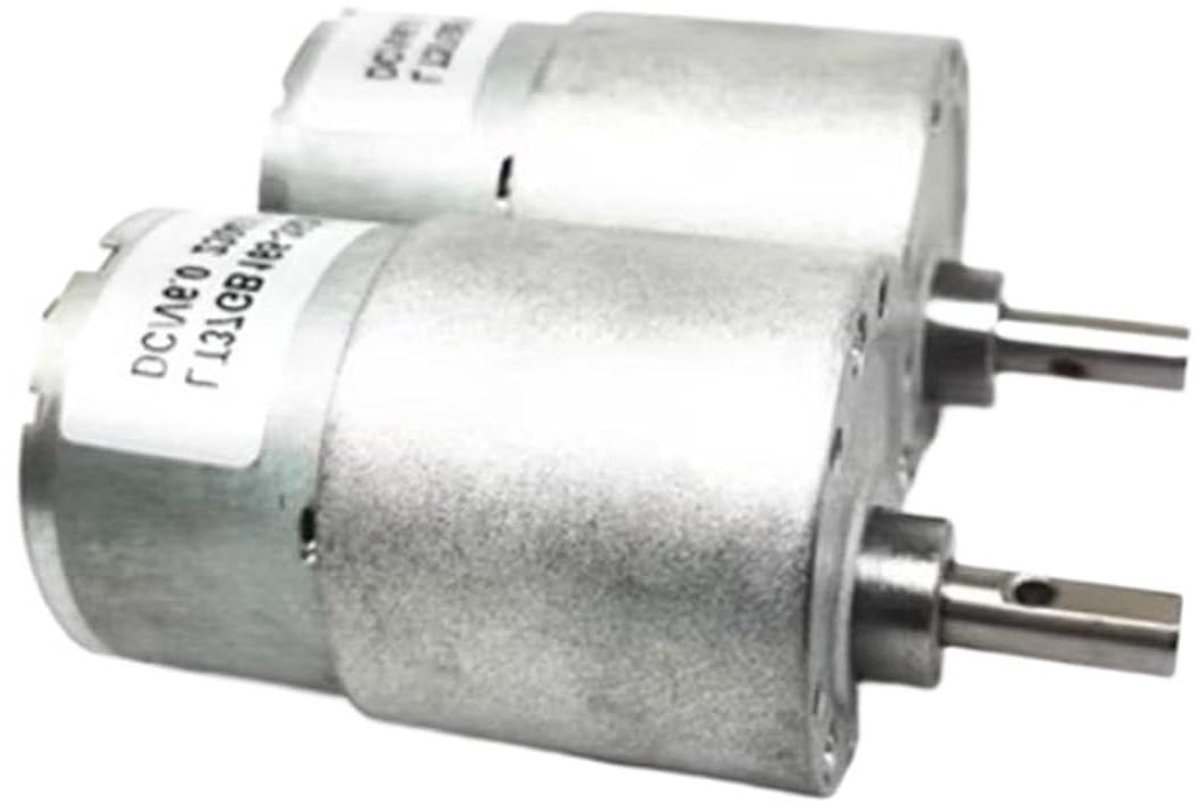 Motoraandrijving - Verpakkingsmotor - Machineonderdeel - 6V 35 RPM - Compact - Zilver