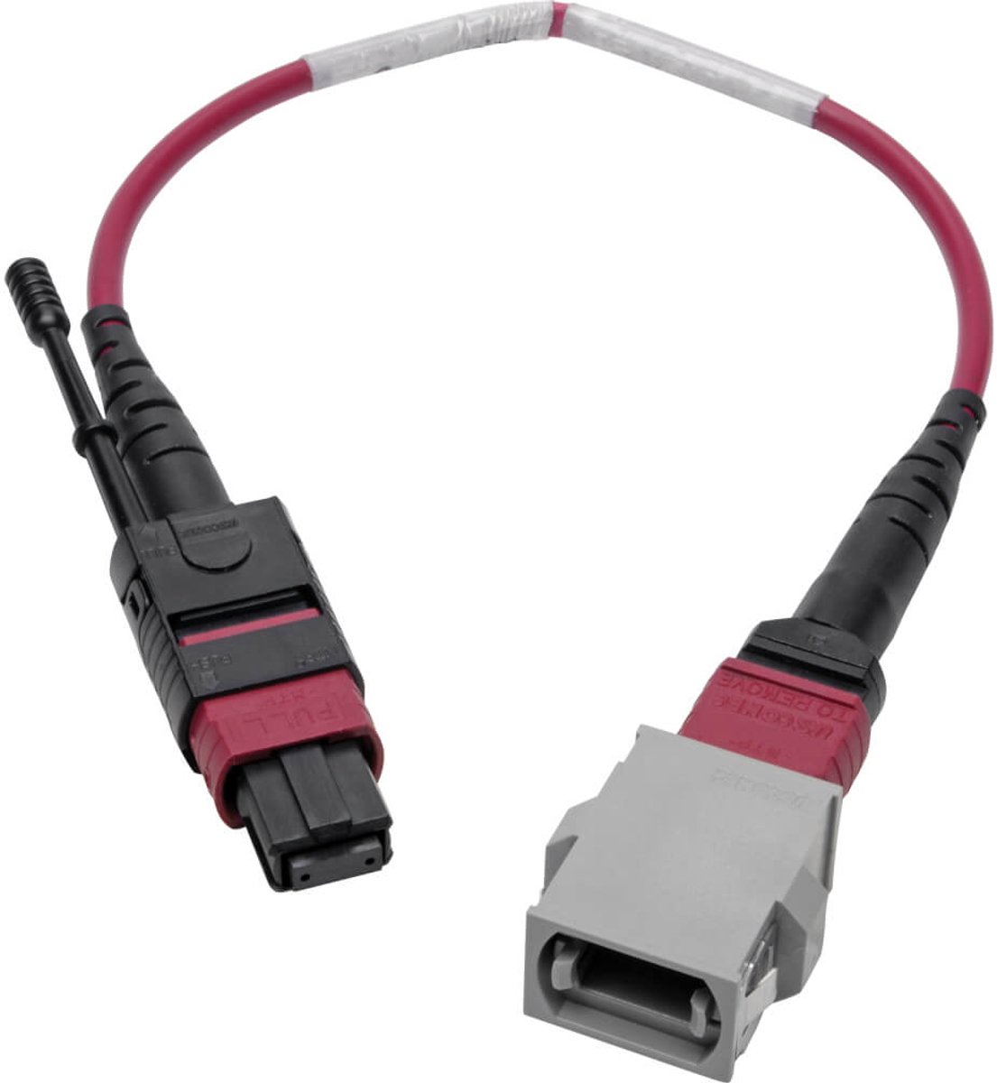 Tripp Lite N846-08N-A2B Glasvezel kabel 0,2 m OM4 MTP Magenta