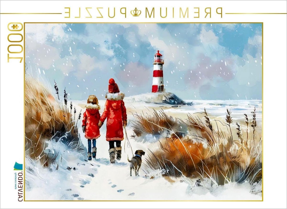 Legpuzzel - Puzzelplezier - Ontspannend tijdverdrijf - Aquarel afdruk - 1000 stukjes - Meerkleurig