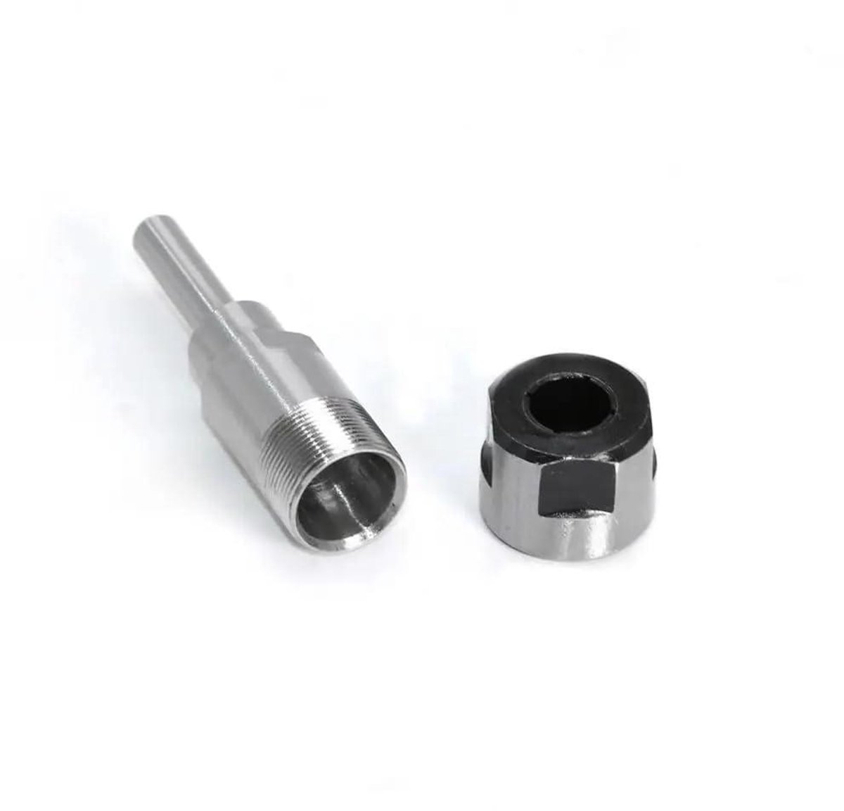 Frees Bit Set - Houtbewerking Accessoires - Kasten Maken - Rand-aan-rand Splijten - 6.35mm tot 8mm - Zilverkleurig