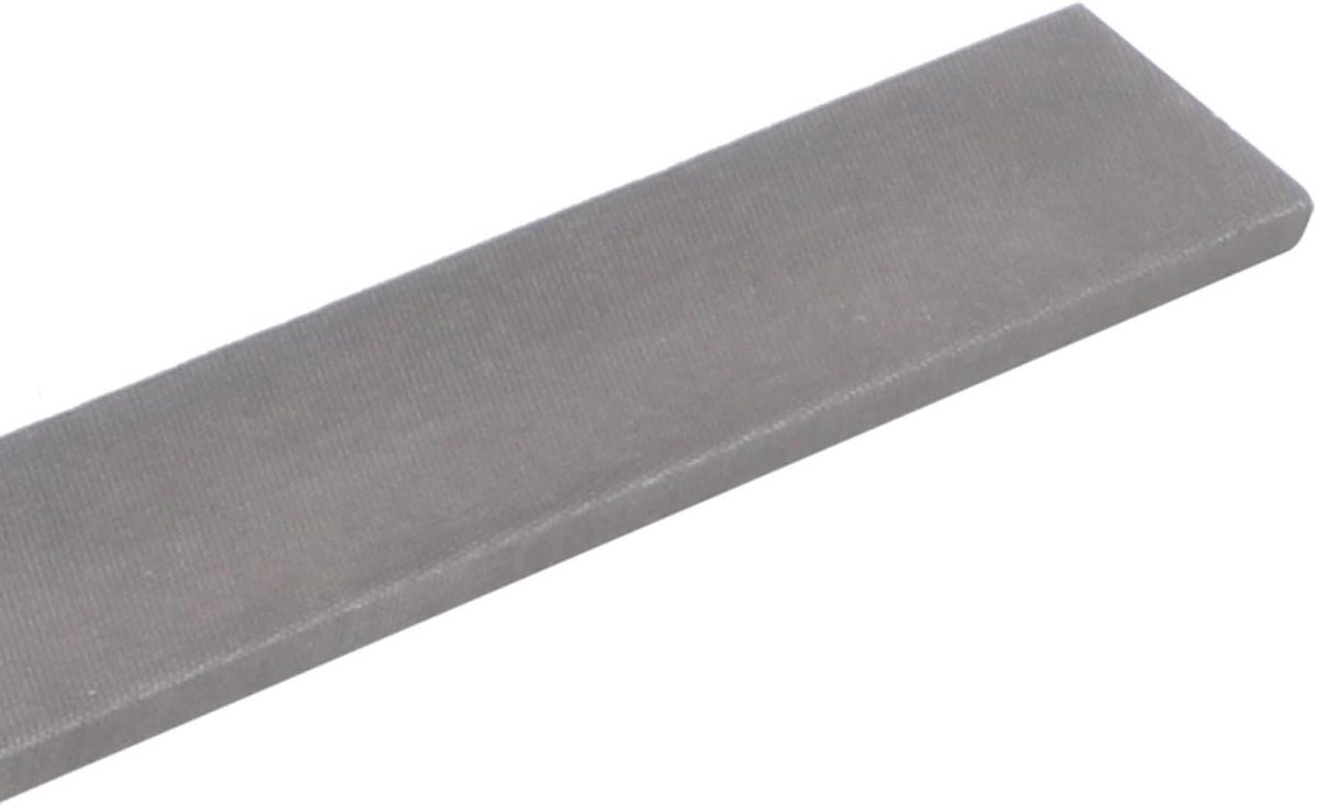 Metalen Vijl - Slijphulpmiddel - Materiaal Bewerken - Ergonomisch Handvat - 8 Inch - Grijs