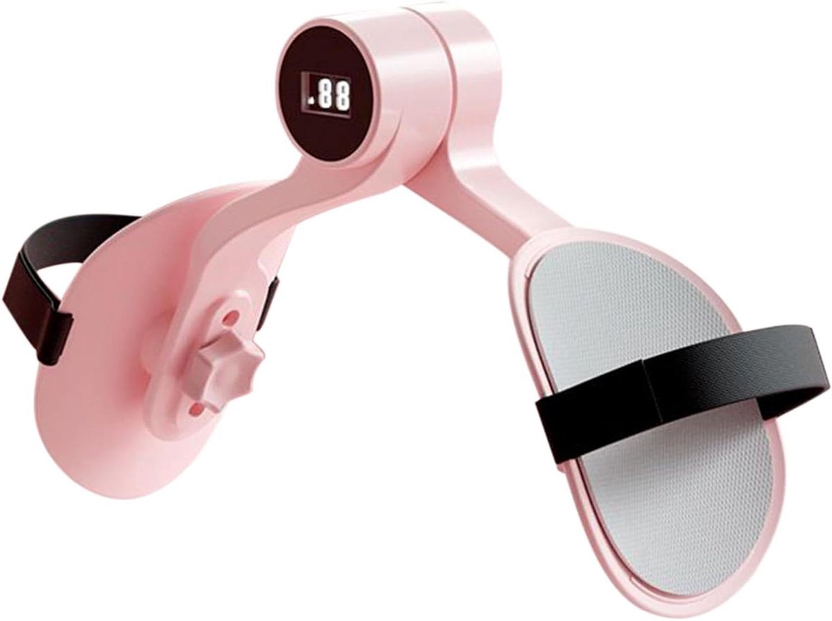 Dijtrainer Bekkentrainer - Spieractivator Thuis - Herstel Na Geboorte - Intelligente Gegevensmeting - Max 29 cm Breed - Roze
