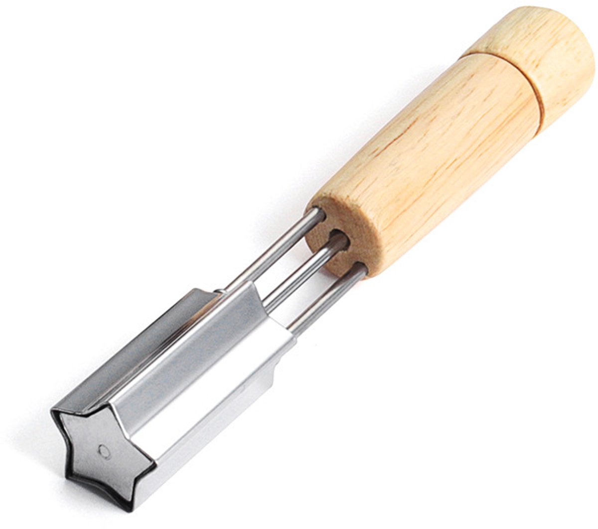 Oneay Cupcake vulling, 16 cm stervormige koekjesvorm, voor het vullen en uithollen van cupcakes, cupcake perforator, koekjes bakken