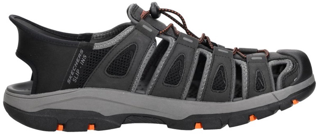 Skechers Slip-Ins: Relaxed Fit Sandalen Zwart
