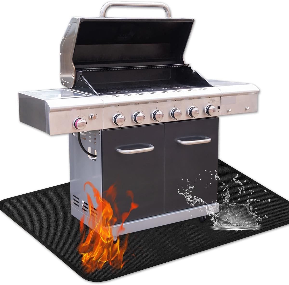 Isolatiemantel voor buitenbarbecue - Bescherming tegen hitte, vlammen en schade