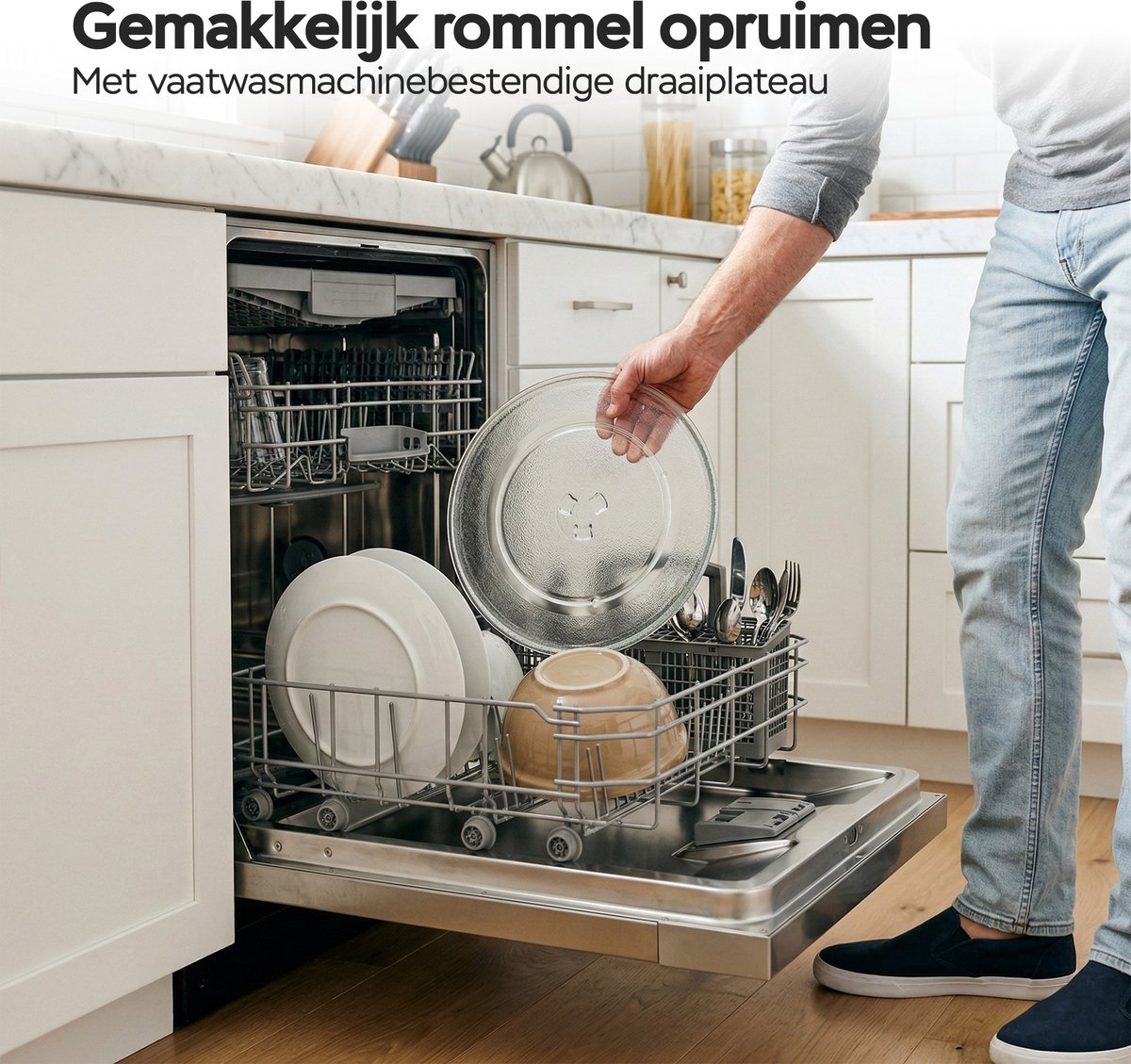 Turbotronic MW20 Vrijstaande Magnetron - 20 Liter - Zilver — afbeelding 7
