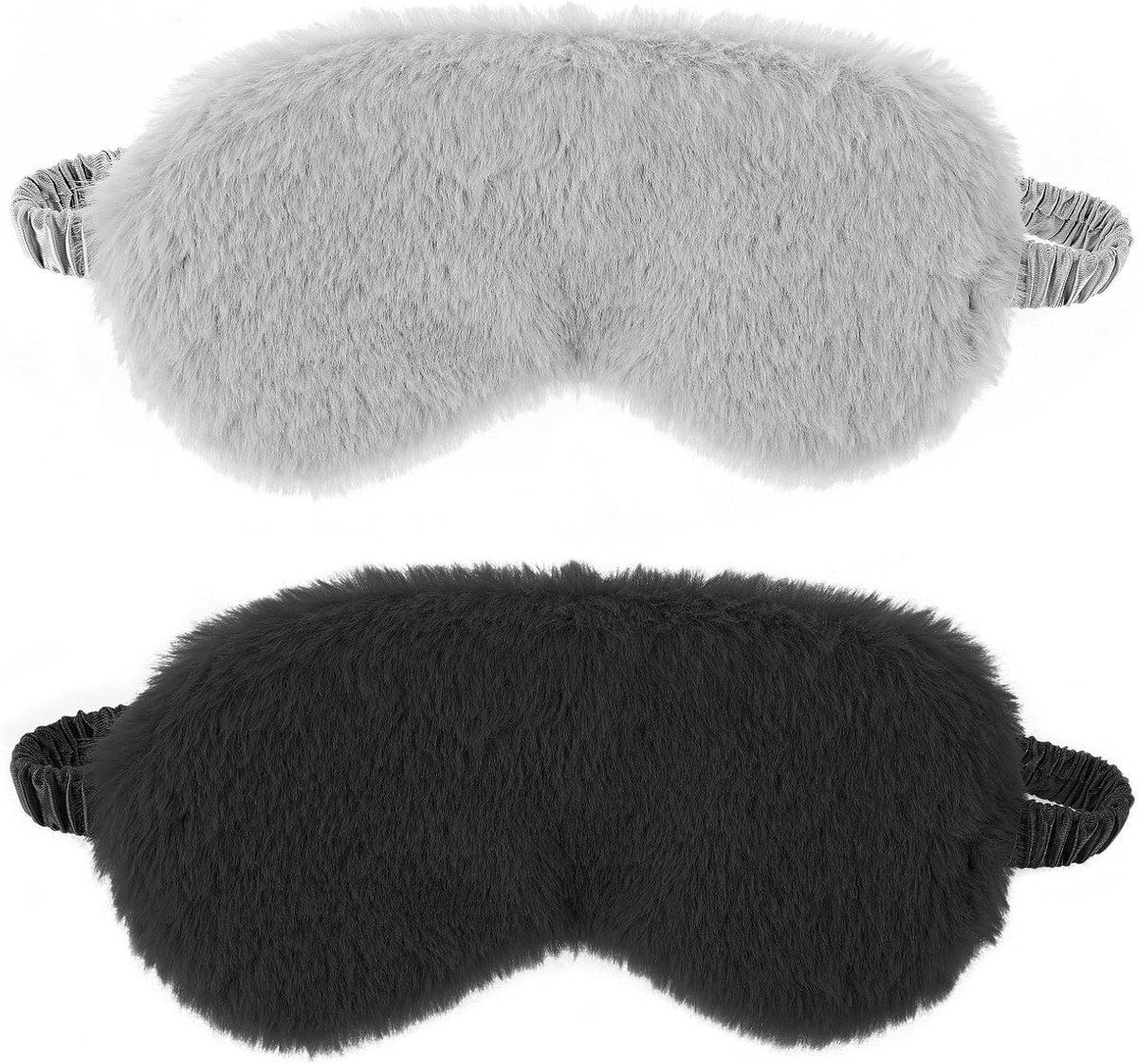 Zachte Pluche Oogmasker Set voor Comfortabel Slapen - Variëteit aan Kleuren, Ideaal voor Naps en Reisgebruik, Perfect Cadeau voor Vrouwen en Mannen