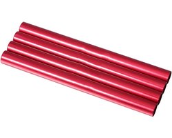 4-delige Tentpole Reparatieset, Aluminium Splint voor Campingaccessoires, Geschikt voor 7.9-8.5mm Tentstokken