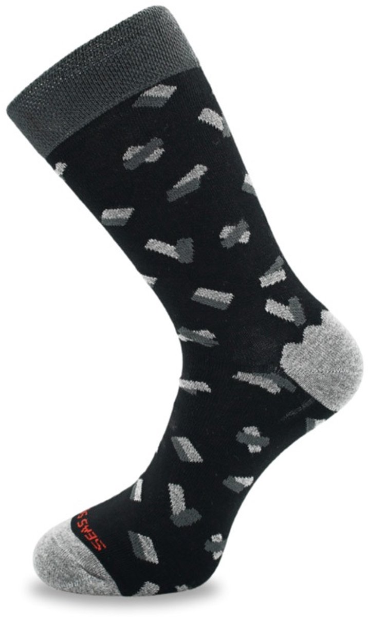 Seas Socks heren sokken breeze grijs
