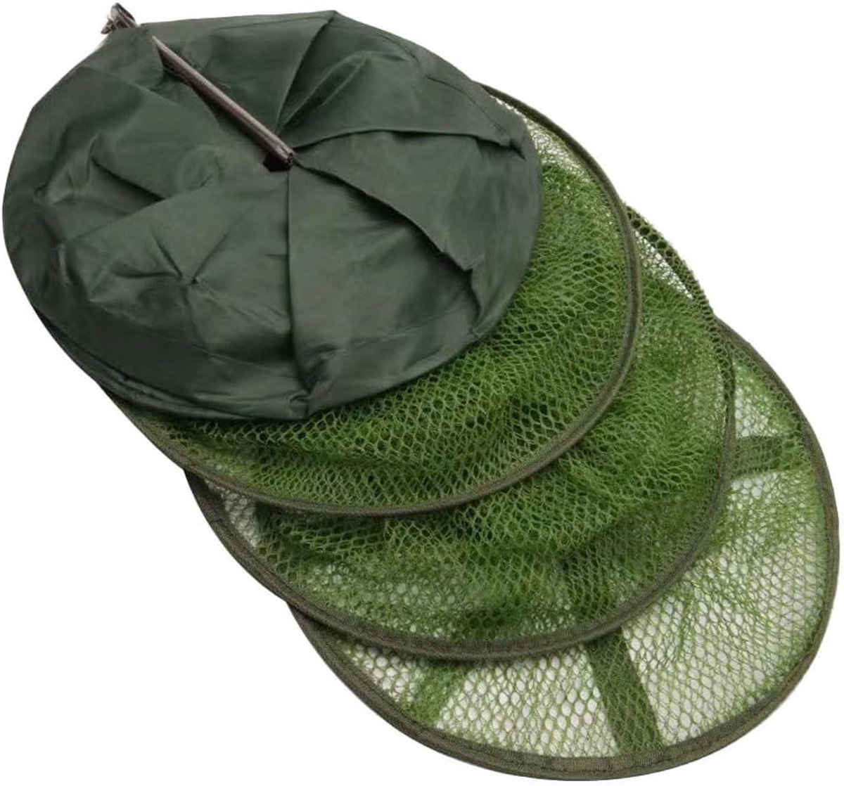 Vouwbare Visnet voor het Vangen en Vasthouden van Vissen, Ideaal voor Dock en Kajak Gebruik, Perfect voor Bait en Levende Vissen