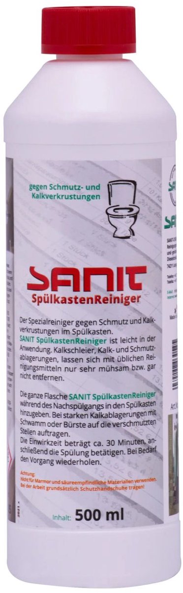 WC Reiniger 500 ml – Effectieve Toiletreiniger tegen Kalk en Geur