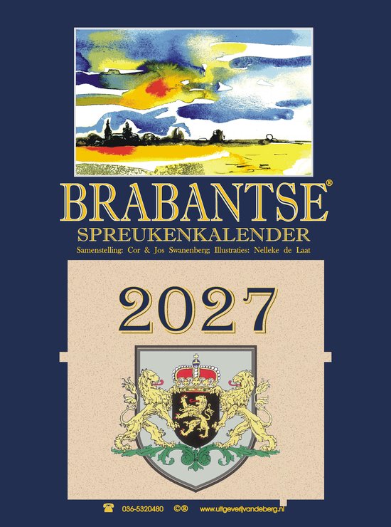 Brabantse spreukenkalender 2027 - cover