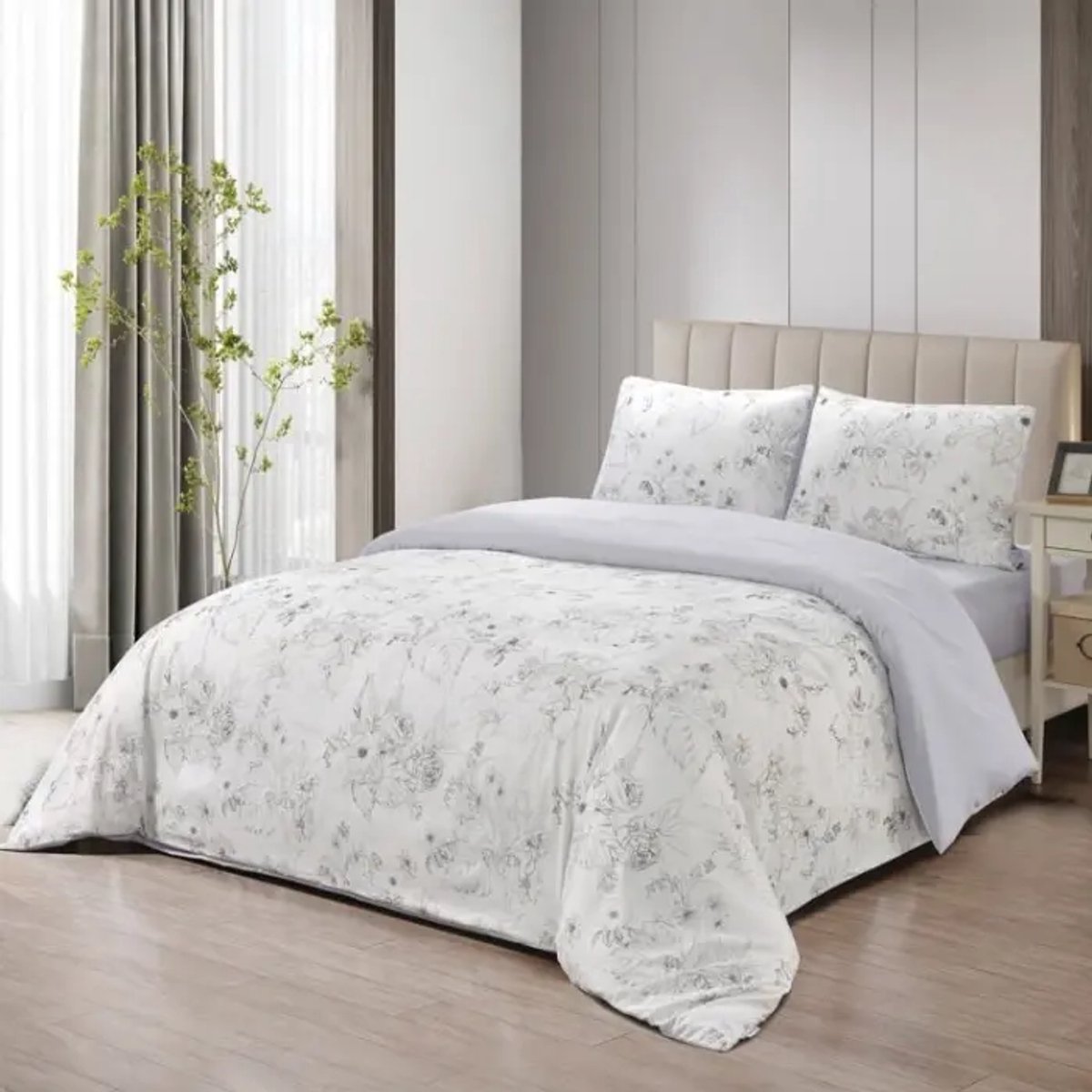 Lavella – set dekbedovertrek – ALYA – microvezel polyester – 240x220/180x200+30/60x70 cm – 4-delig