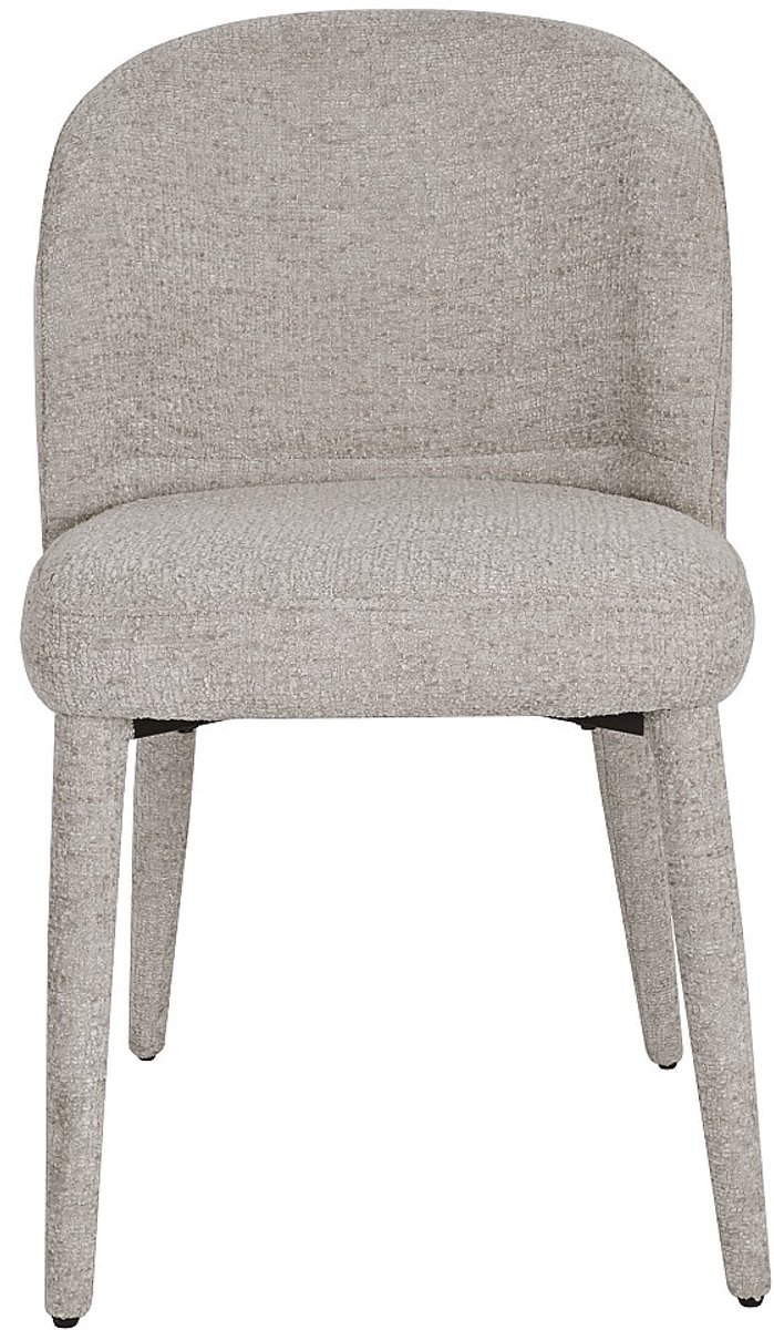 Vente-unique Set van 2 stoelen in getextureerde stof - Beige - MUKLEA